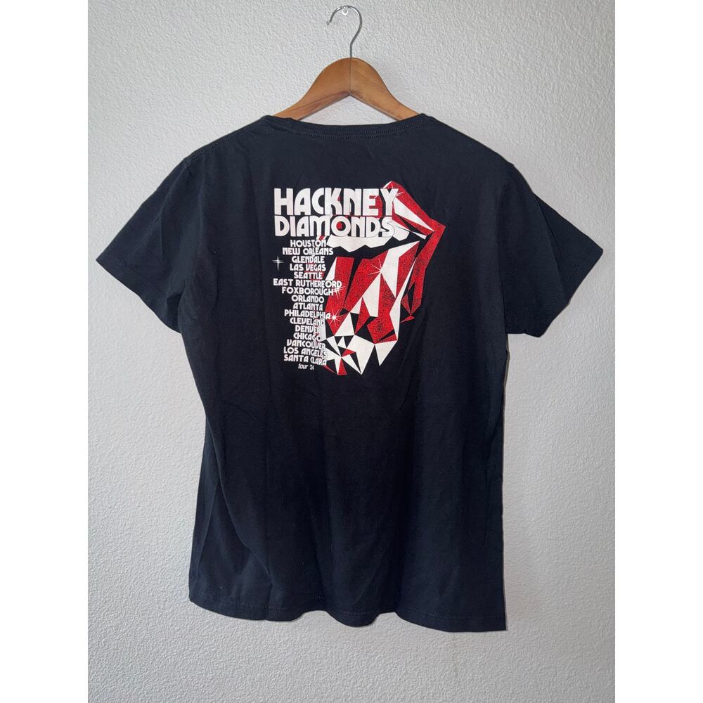 Rolling Stones Hackney Diamonds Tour ’24 Band T-Shirt 100% Cotton XXL